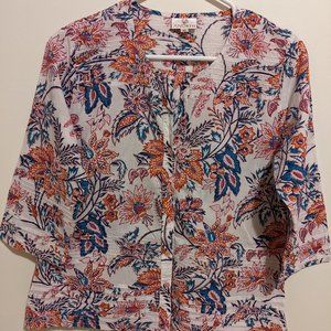 Anokhi handblock printed cotton top